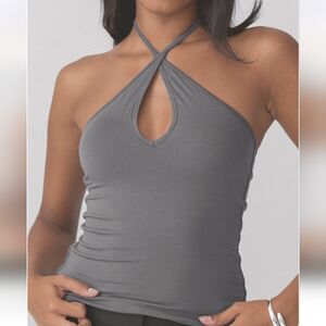 NWT Braless Strappy Keyhole Brami Top